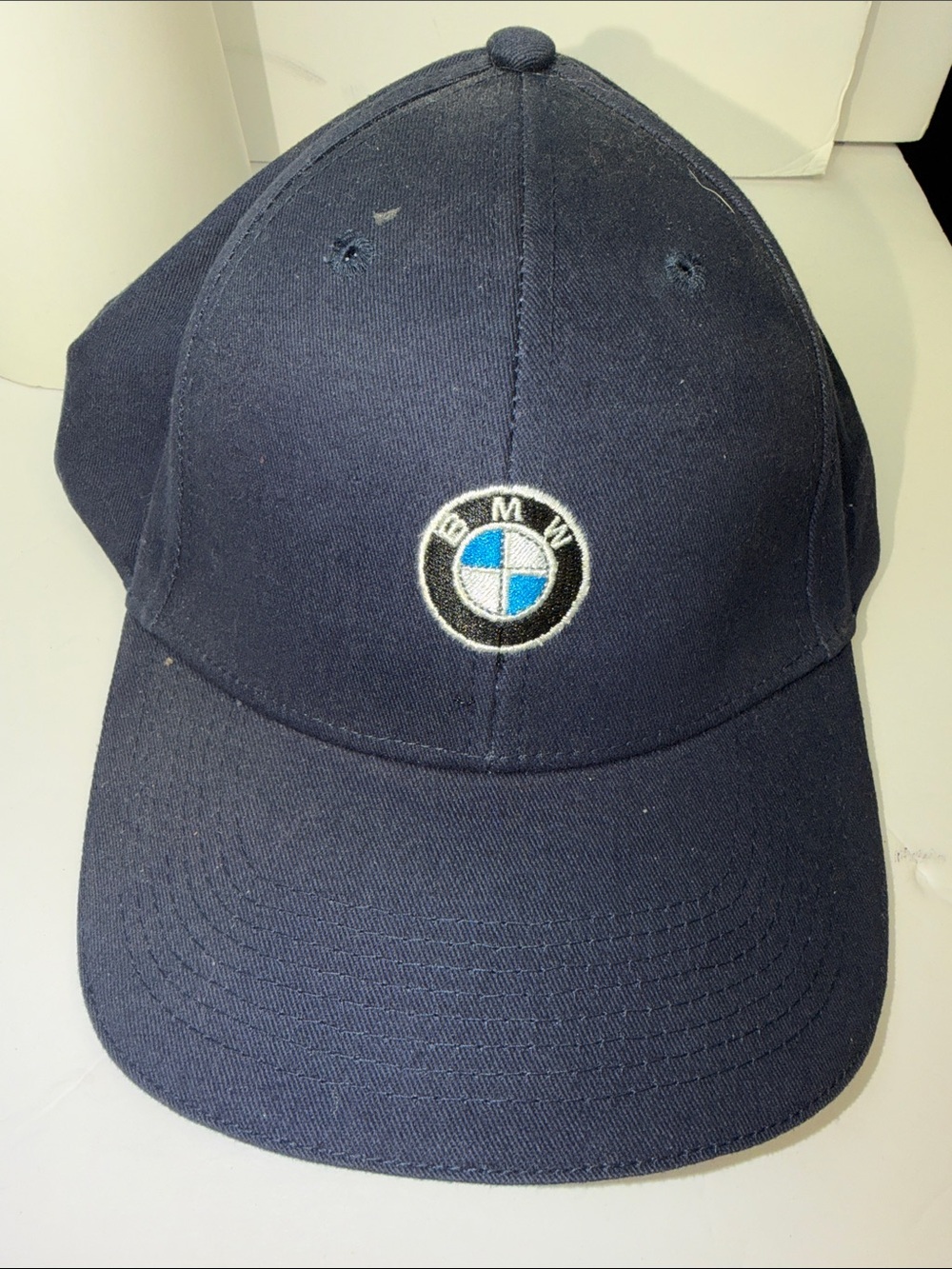 BMW Dark Blue Baseball Cap with Embroidered Roundel